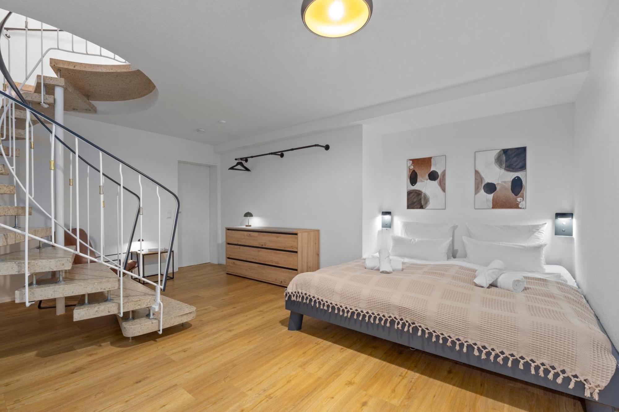 Charmante Design-Apartments In Top Lage - Naehe Altstadt - Parkplaetze - Netflix 바트크로이즈나흐 외부 사진